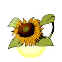 Sunflower tattoo design idea