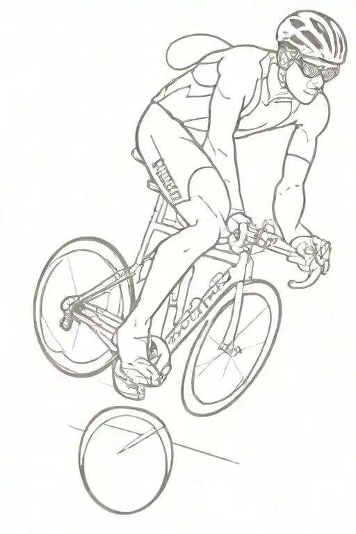 triathlon ironman 70.3 tattoo design idea