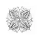 : A four-leaf clover intertwined with a golden horseshoe tattoo design idea