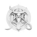 Tushar name with libra sign tattoo design idea