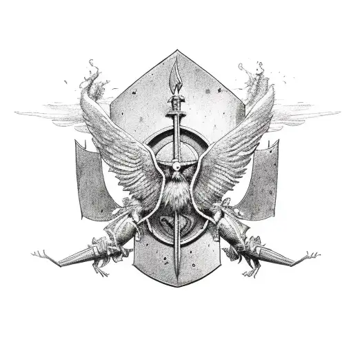  Above all, taking the shield of faith, wherewith ye shall be able to quench all the fiery darts of the wicked. tattoo design idea