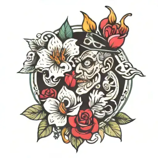  "fool for love" tattoo design idea