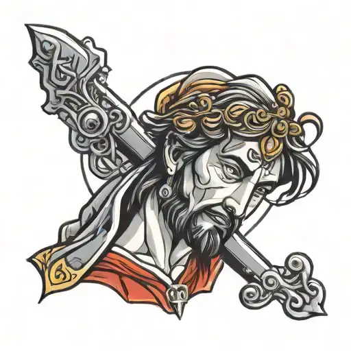 san judas tadeo tattoo design idea