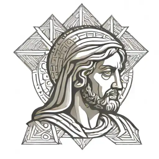 san judas tadeo tattoo design idea