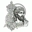 san judas tadeo tattoo design idea