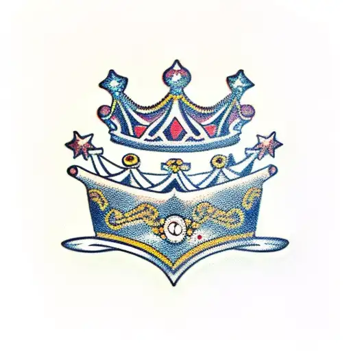 Queen, blie, blue, crown, hijab, love, muslimah, HD phone wallpaper | Peakpx