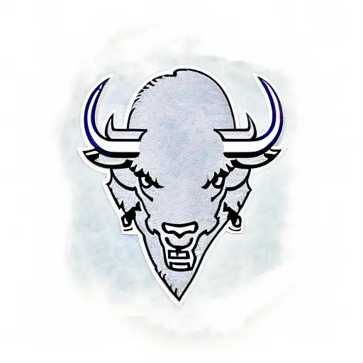 Buffalo Bills logo with a traditional twist tattoo design idea