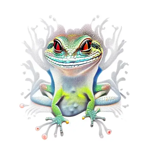 gecko  tattoo design idea
