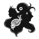 Gemini and Capricorn   tattoo design idea