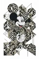 mickey mouse tattoo design idea