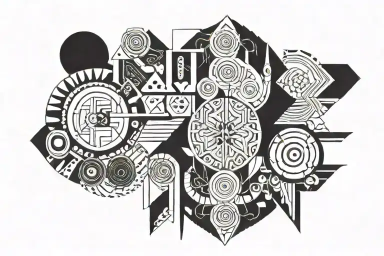 Mapuche tattoo design idea