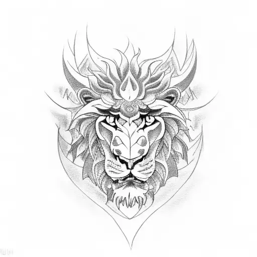dragon and lion tattoo on the hand of a men with full wrist tattoo tattoo design idea