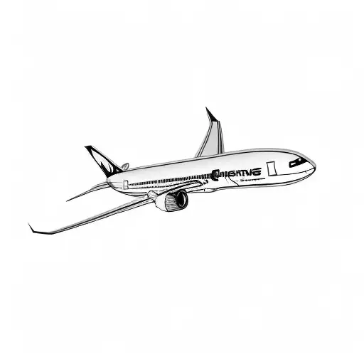 boeing 787 tattoo design idea