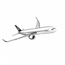 boeing 787 tattoo design idea