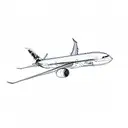 boeing 787 tattoo design idea