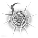 jet engine tattoo design idea