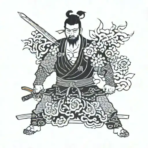 japanese bushido code tattoo design idea