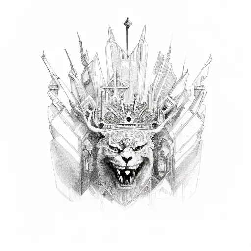 every scar will build my throne tattoo design idea