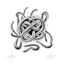 pretzel at the shoot axis tattoo design idea