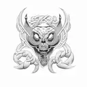 pretzel at the shoot axis tattoo design idea