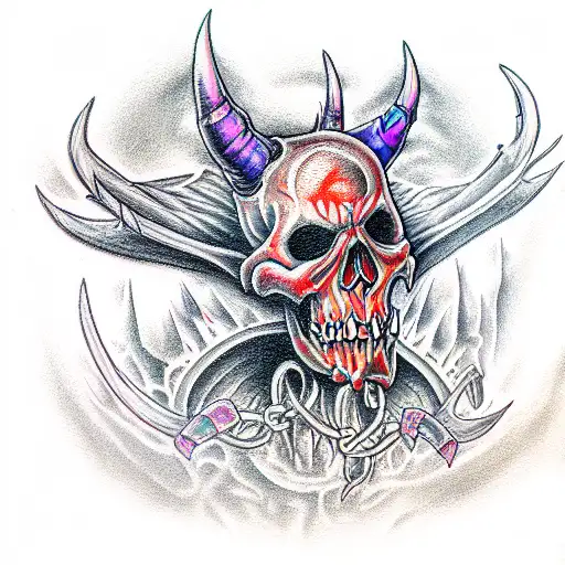 diablo tattoo design idea