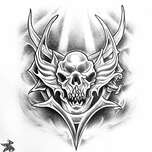 diablo tattoo design idea
