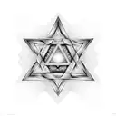 Star of David tattoo design idea