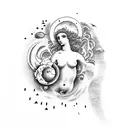 The Birth of Venus tattoo design idea