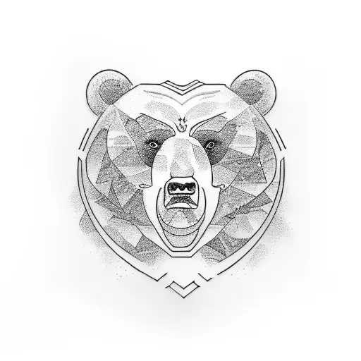 three bears  tattoo design idea