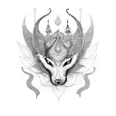lakshmi tattoo design idea