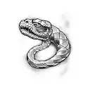Metallica snake tattoo design idea