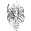 Sephiroth and genesis tattoo design idea