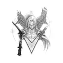 Sephiroth and genesis tattoo design idea