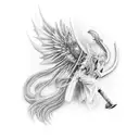 Sephiroth and genesis tattoo design idea