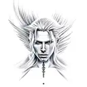 Sephiroth and genesis tattoo design idea