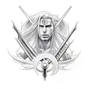 Sephiroth and genesis tattoo design idea