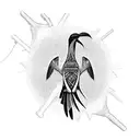 frigate bird tattoo design idea