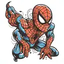 spiderman autism awareness tattoo design idea