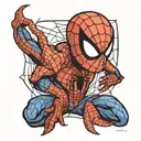 spiderman autism awareness tattoo design idea