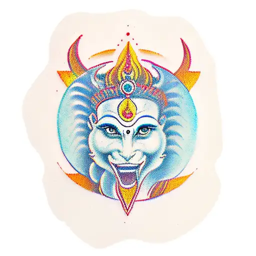 Vishnu 10 avatars selvee  tattoo design idea