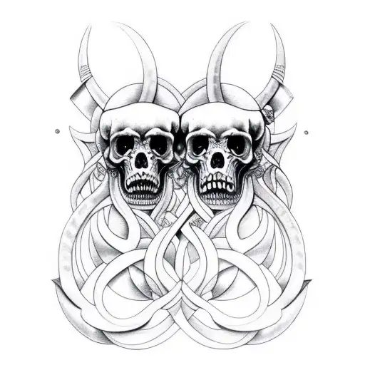 gemini tattoo design idea