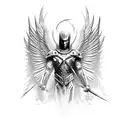 archangel  tattoo design idea