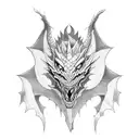 Dragon slayer tattoo design idea