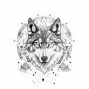 Nordic shield with wolf head flowing down arm tattoo tattoo design idea