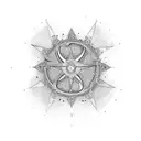 shank and chakra tattoo design idea