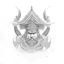 shank and chakra tattoo design idea