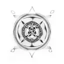 pagan irish smoke charcoal equinox moon celtic ogham  tattoo design idea