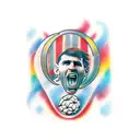 messi tattoo design idea