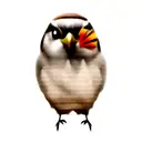 Sparrow tattoo design idea