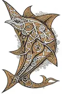 Polynesian tribal; eagle ray tattoo design idea